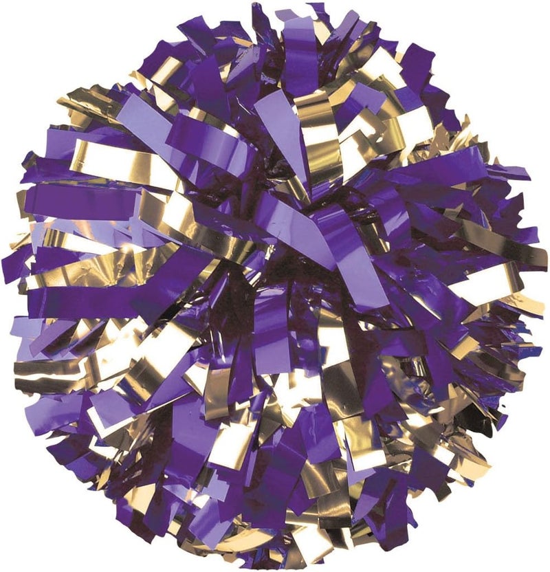 1 in-Stock 2 Color Metallic Youth Pom (Sold Individually)